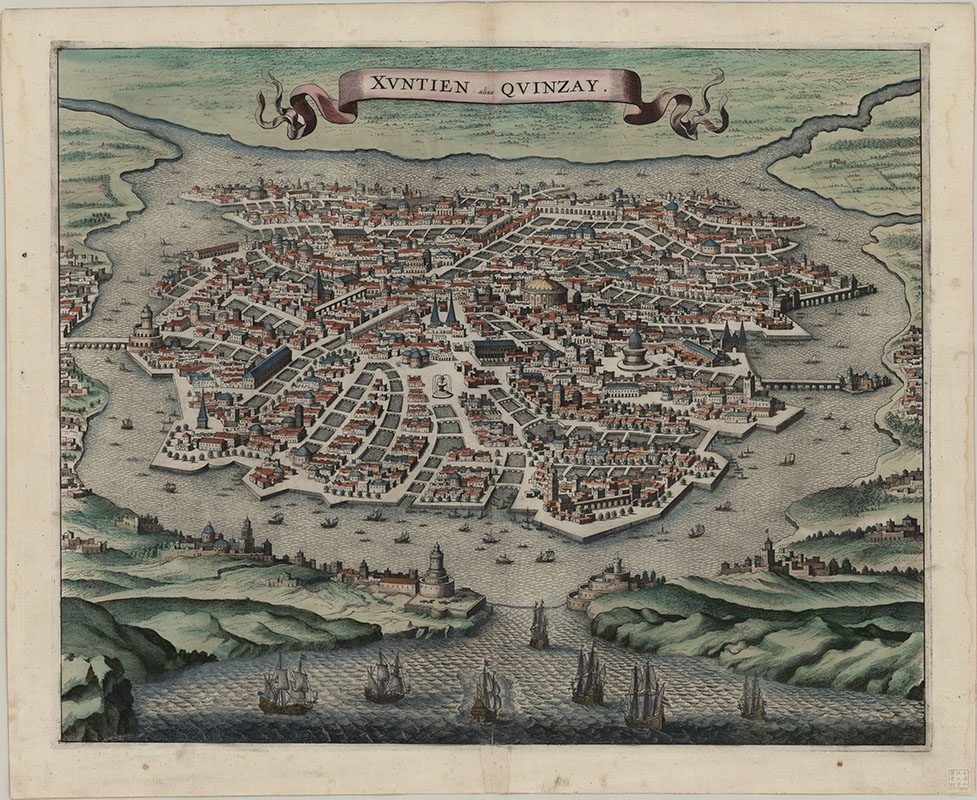 Imagining China, Johannes Janssonius’ 1657 map of Xuntien alias Quinzay ...